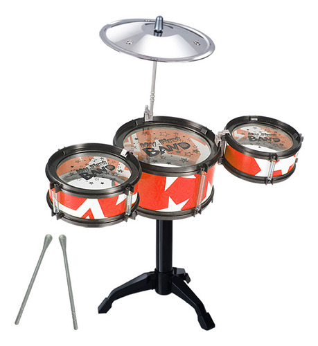 Instrumento Musical De Percusión, Set De Batería Para Niños,