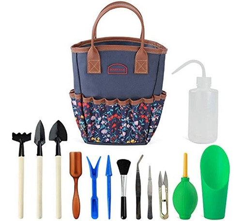 Kit De Suculentas De Jardín Con Bolsa Organizadora, Mini Jue