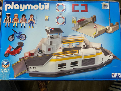 Playmobil 5127 Raridade: Balsa Com Píer - Ferry Boat