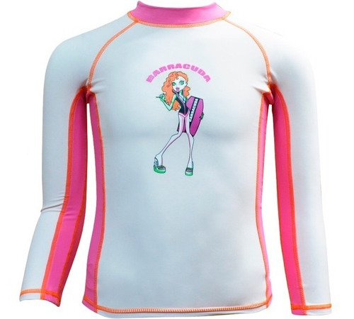 Polera Baño Filtro Uv Infantil Nueva & Original Barracuda