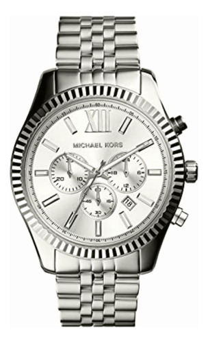 Reloj Michael Kors Lexington Para Hombres 45mm, Pulsera De