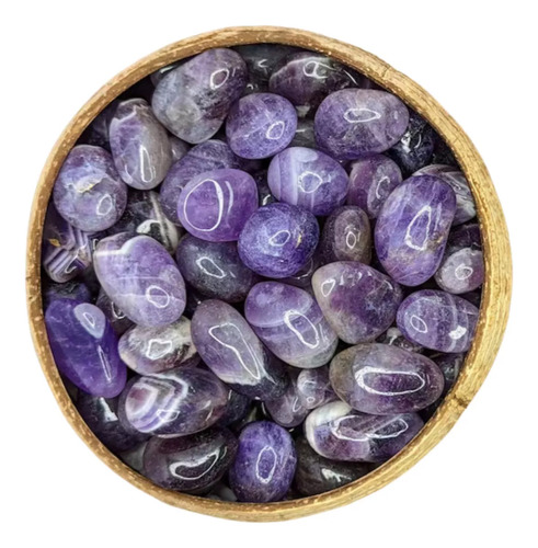 200g Pedra Ametista Rolada Cristal Natural Legitimo