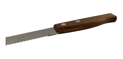 Juego De Cuchillos Para Carne Tramontina Madera Sierra 4pzas Color Mango Café