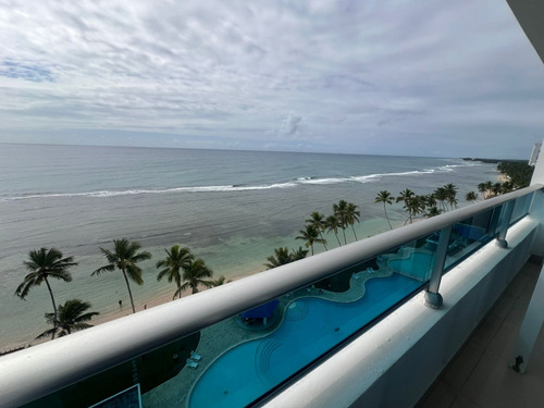 Apto Amueblado En Primera Línea De Playa Juan Dolio 2hab 