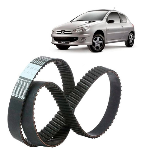 Correa Distribución Para Peugeot 206 1.6 8v 2000/10