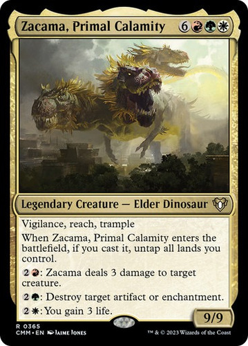 Magic Zacama, Primal Calamity Commander Masters