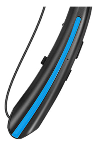 Auriculares Bluetooth Auriculares Retráctiles Azul