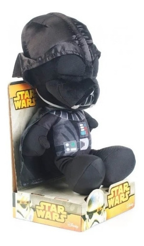 Imagen 2 de 5 de Peluche Darth Vades 25 Cm En Caja Star Wars