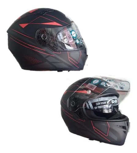 Casco Shiro Sh600 Integral Doble Visor Motos Coyote