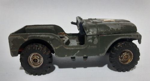 Jeep Cj 5 Corgi 1/43 Militar, Con Detalles