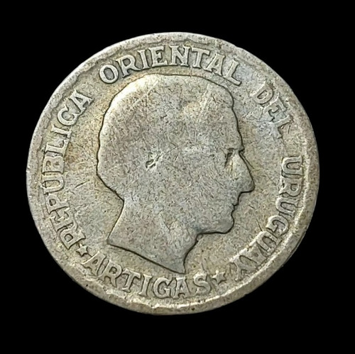  Moneda Uruguay 50 Centésimos, 1943 Plata 0.700  - 804
