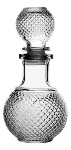 6 Licorera De Vidrio Cristal Botella Mikonos Chica 250ml