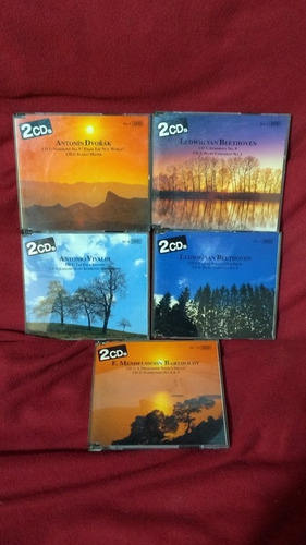 Lote 10cds Vivaldi, Dvorak, Beethoven, Mendelssohn Barthol 