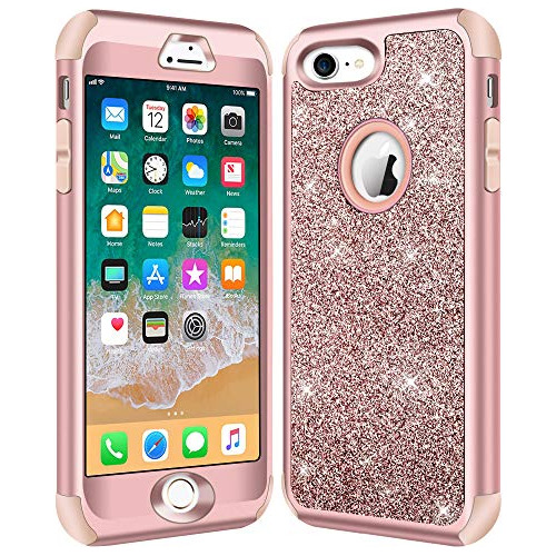 Funda Para iPhone 8, iPhone 7, iPhone 7 Y iPhone 8 Rose D-02