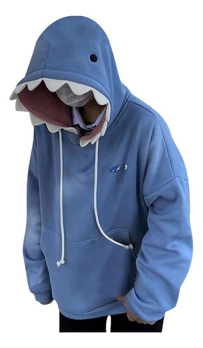 Sudaderas Con Capucha De Manga Larga Con Forma De Tiburón