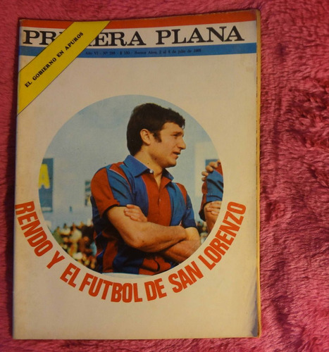 Primera Plana Año 1968 Rendo Bonavena Topo Gigio Juan Duarte