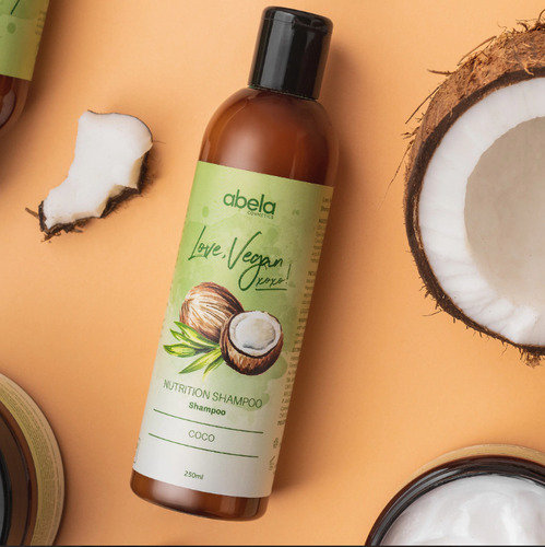 Shampoo Love, Vegan Coco 250ml - Abela