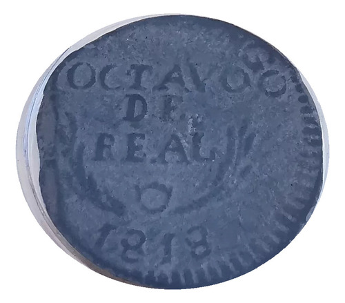 Moneda 1/8 De Real Cobre Durango Guerra Independencia 1818