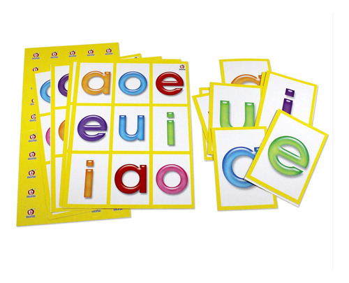 Juego De Mesa: Lotería Arcoíris De Vocales