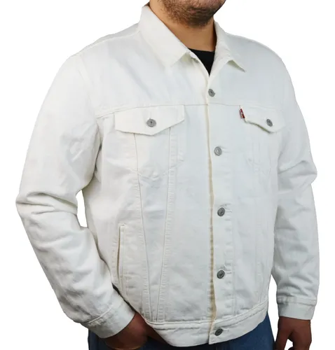 White levi trucker jacket mens sale