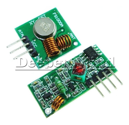 Transmisor Y Receptor Rf 315mhz Mx-05v + Mx-fs-03v Arduino