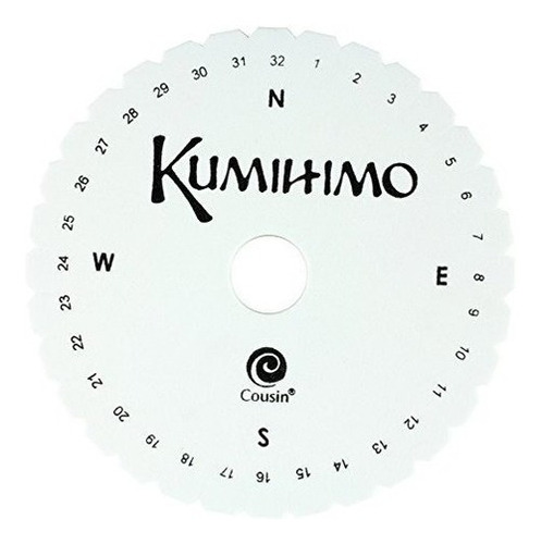 Disco Redondo Kumihimo - 1pc De 5 3/8 Pulgadas