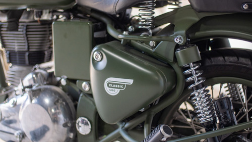 Royal Enfield Classic 500 Usada Verde Militar