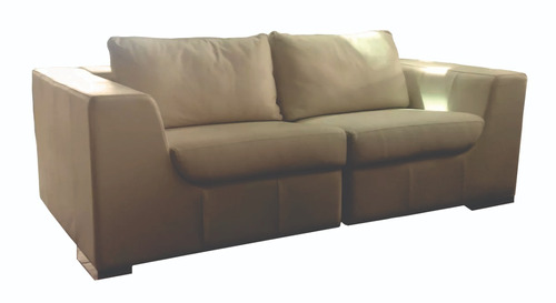 Sillón Sofá 2 Cuerpos Modelo 6021 100% Cuero Outlet Dormire