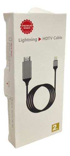 Cable Hdmi Para Celular Ios Resolucion 1080p iPhone iPad