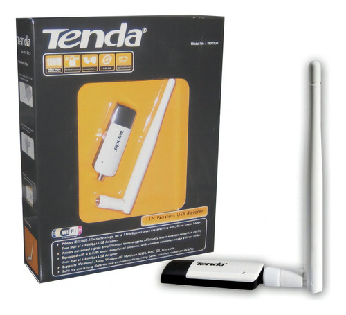 Adaptador Usb Tenda Wifi U1 300mbps Utral-fast Alta Potencia