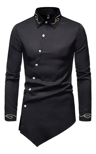 Camisa Cowboy EL PIONERO - Bordada Manga Comprida | Caqui | Botões | Estilo Western | Tamanho G