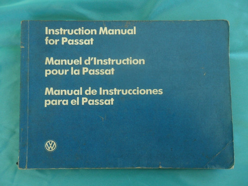 Manual Vw  Passat Instrucciones Dueño 1980 1981 1982 Brasil