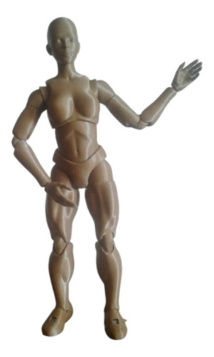 Imagen 1 de 9 de Muñeco Maniqui Femenino Articulado Body Chan 24 Cm Dibujo 3d