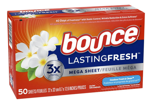 Bounce Suavizante De Telas Toallitas Para Secadora 50 Pack