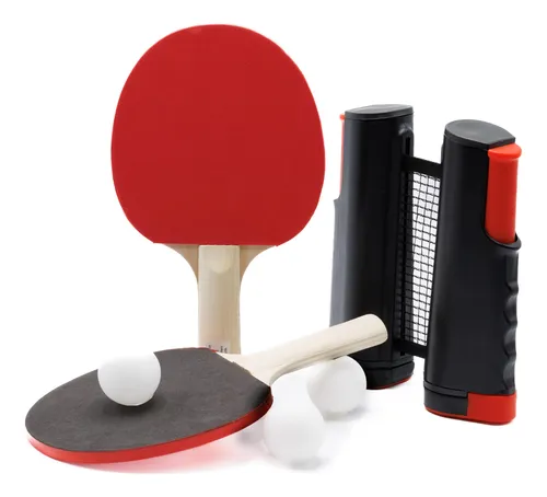 Blksmith Juego De Ping Pong Ajustable Con Red Retractil, Kit