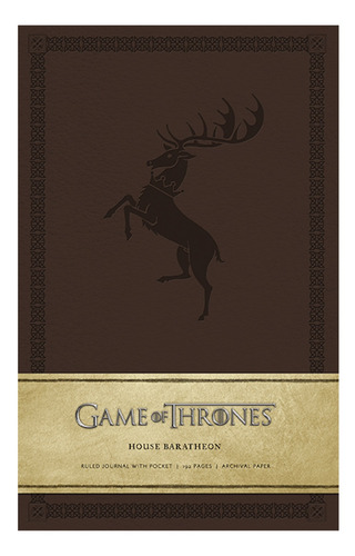 Game Of Thrones Baratheon Libreta Tdura Lujo Medium