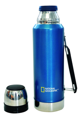 Termo Metalico National Geographic 1200ml Color Azul