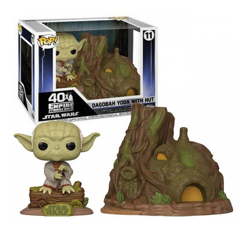 Imagem 1 de 1 de Funko Pop Star Wars Dagobah Yoda With Hut 11