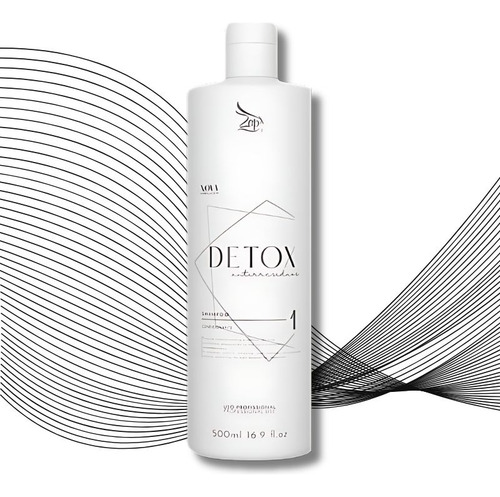 Kit 2 Unid 500 Ml Zap Progressiva Me Leva+ E Shampoo Detox