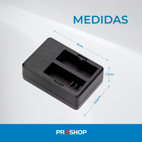 Imagen 3 de 7 de Cargador Doble Para Baterías De Cámara M20 - Sjcam Original