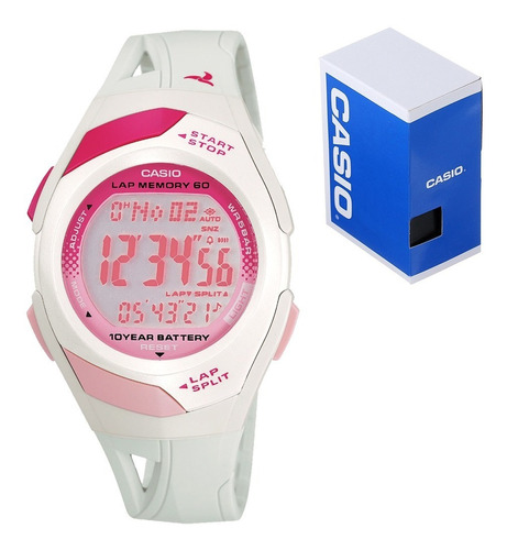 Reloj Casio Phys Dama Str300 60 Lapsos Sumergible 50 Metros