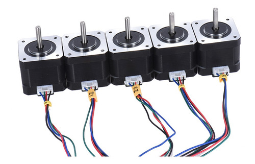 5pcs Nema 17 Paso A Paso Stepping Unidad De Control De Motor