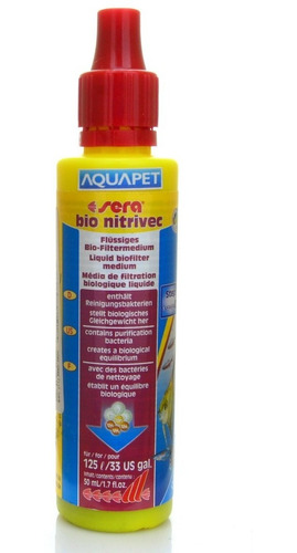 Ativador Biológico Para Aquários Sera Bio Nitrivec 50 Ml