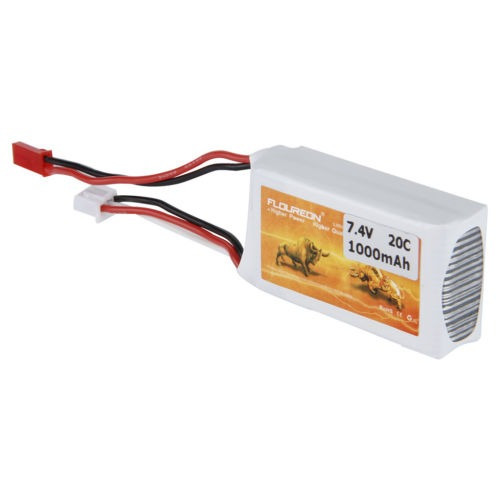 1 X 7.4v 1000mah 20c Lipo Jst Conector Batería Para Coches R