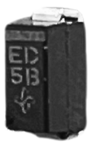 5x Diodo Ultra Fast Egf1d/19 1amp - 200v Smd Do-214-ac
