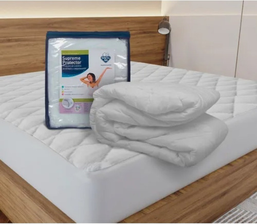 Imagen 4 de 9 de Protector Cubre Colchón Spring Air Impermeable Queen Size