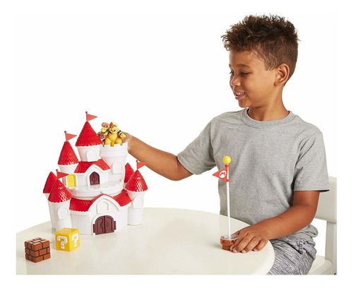 Nintendo Super Mario Mushroom Kingdom Castillo Playset Exclu