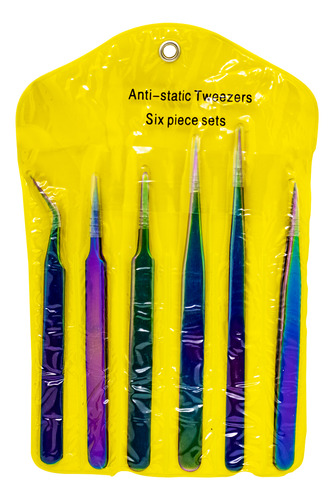 Set De Pinzas Antiestáticas Six-piece-sets