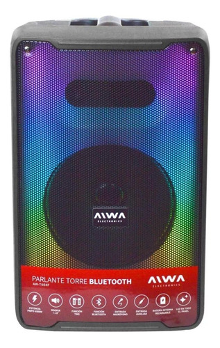 Parlante Torre Bluetooth Portátil Flama Luces Aiwa 6500w Cye