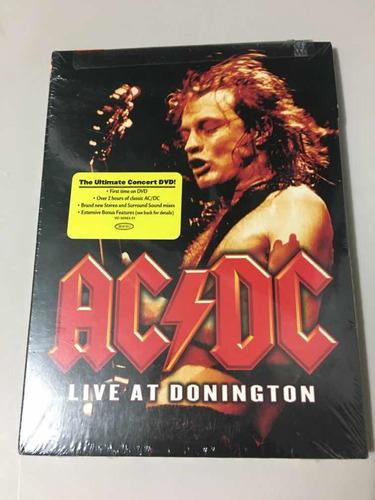 Ac Dc Live At Donington Dvd Importado Usa